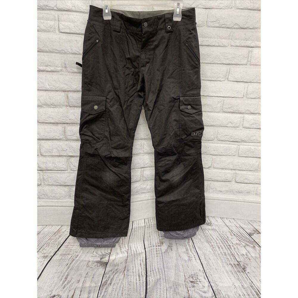 Burton Lucky Dry ride Black Snowboard Snow Pant With Vents Women's Small Winter